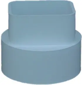 36-6595 Tigre Usa Inc 50 Pack Pvc Pipe Downspout Adapter 2 X 3 3- Inch