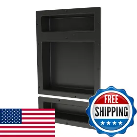Rnt1620du-6 Tile Redi Usa B00f9linq8 Niche Triple Recessed Shower Shelf Three Shelves 26 H
