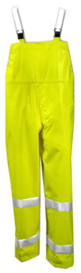 O53122.md Tingley High-visibility Overalls Lime Yellow Pvc On Polyester Medium -o53122.md