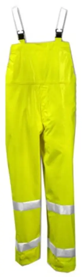 O53122.xl Tingley High-visibility Overalls Lime Yellow Pvc On Polyester Xl -o53122.xl