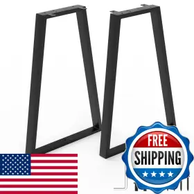 B0dhz1xx52 Titeck Metal Table Legs 28 Inch - Kitchen Dining Desk Leg Trapezoid Heavy Duty