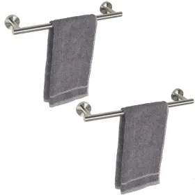 B0by4832mz Tocten 2-pack 16in Stainless Steel Wall Mount Bath Towel Bar Rack Brushed Nickel