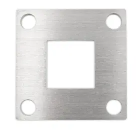 Top Hardware 688956562775 Stainless Steel Square Post Base Welded Plate For 1-1/2 Inch X Posts 3-1/2