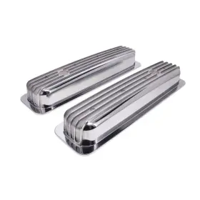 53vc8527p Top Street Performance Finned Aluminum Center Bolt Valve Cover 2 9/16 Inch Ht 1.2