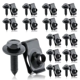 M6-1.0 Topkidame 13714 15 Sets Extruded U Nuts And Body Bolts Kits Compatible With Gm Ford Chev