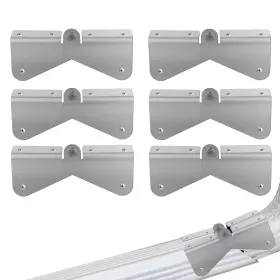 79864 Toymis 6pcs Gutter Extension Hinge Stainless Steel Downspout Zip Fl