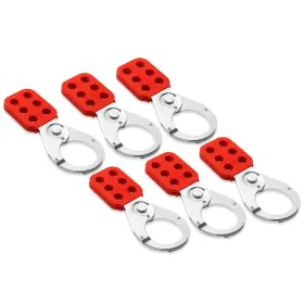 B0ccwqb5p2 Tradesafe Lock Out Tag Hasp 1.5 Inch Steel Lockout Nylon Handle Tamper-proo