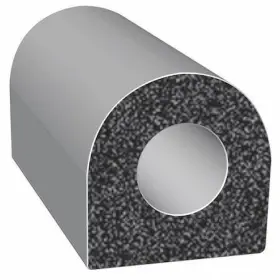 X1458ht-200 Trim-lok Rubber Seal D-shaped 0.75 Inch W X 200 Ft