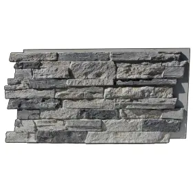 Ce-4824-gfx Tritan Bp Canyons Edge Faux Stack Stone 48-3/4 Inch X 24-3/4 Gray Fox Class A Fire