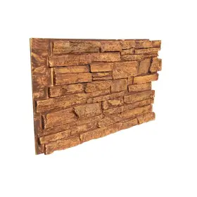 Hl-4843-dsn Tritan Bp Interlocking Siding Panel 24.25 Inch X 48 Polyurethane Frosted Desert Sun