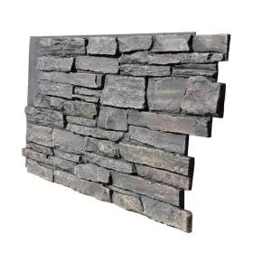 Hl-4843-vah Tritan Bp Faux Stone Siding Panel 48 Inch X24.25 Polyurethane Interlocking Gray