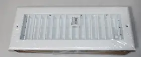 210vm-12x04 Truaire 210vm 12x04 12 Inch X 4 Adjustable Wall Ceiling Register Air Vent White New