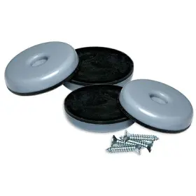 23114tv Truguard 5 Pack - Furniture Sliders With Screws Gray Blue Round 1.5- Inch 4-pk