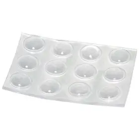 23148tv Truguard Vinyl Bumpers Self-adhesive Clear Round 3/8- Inch 12-pk. -