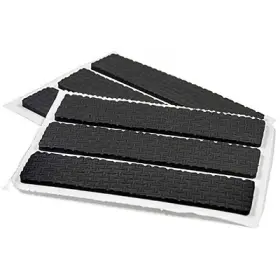 23159tv Truguard 10 Pack - Non-skid Foam Pads Self-adhesive Black 1/2x2.5- Inch 6-pk