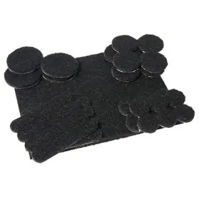 93554tv Truguard 5 Pack - Felt Pads Self-adhesive Black Assorted 33-pk