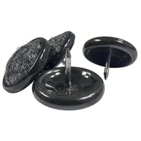 F31918tv Truguard 6 Pack - Furniture Glides Nail-on Gray Carpet Base 1- Inch 4-pk