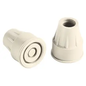 F32251tv Truguard 6 Pack - Crutch Tips Reinforced Rubber Almond 2-pk