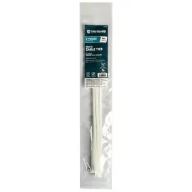 Nl-5x350-8w Truguard 50 Pack - Self-locking Cable Ties White 14 Inch 8-pk