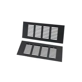 00786bl Ttzeze 2pcs Air Vent Cover Black Aluminium Alloy Ventilation Grille Rectangle