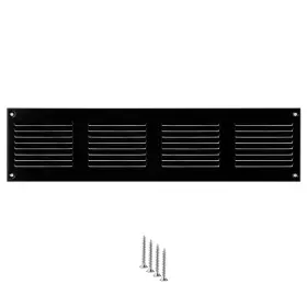 Turvent Mr4010m 14x2 Vent Cover Duct Opening - Black Hvac Return Air Grille For Wall And Ce