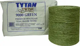 Sbt16grty Tytan Baler Twine Green Sisal Two 8 000-ft. Spools -sbt16grty