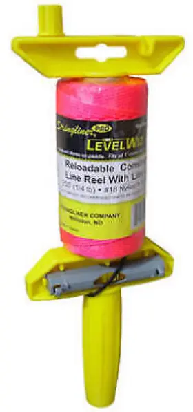25162 U.s. Tape Company Inc. Construction Line Fluorescent Pink Nylon 250-ft. Reel