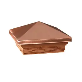 72217 Ufp Copper Victoria Post Cap 4 X Inch -