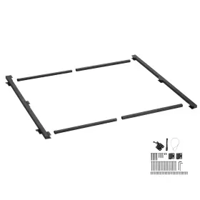 Aa70000303 Uimoso Adjustable Gate Frame Kit For 36-60in Openings And 6-7 Ft High Fences Black