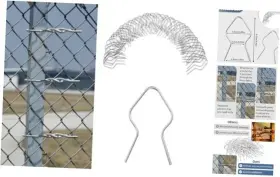 Tpclips-200 Uivonigk Pcs T Post Clips T-post For Fence Fork Installation Tools 11 Gauge 200