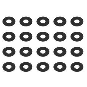 H31ugnxr55b18flz7ypqdb Ultechnovo 40 Pcs M6x16x1 Electrophoresis Black Flat Iron 1.6x1.6x1cm
