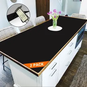 Ultibe-mat-47.2 Ultibe 2 Pack 47.3 Inch X23.6 Silicone Kitchen Counter Mats 2mm Thick Heat Resistant No
