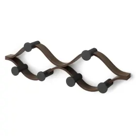 B0ctmb6fmx Umbra Montage Wall-mounted Coat Rack With 6 Hooks For Jackets Hats Bags And M