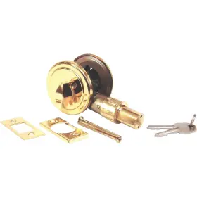 D-083b United States Hardware Brass Mobile Home Deadbolt