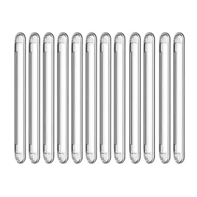 B0c375tdfz Uniticber Clear Long Furniture Bumpers 12-pack Adhesive Silicone Rubber Pads