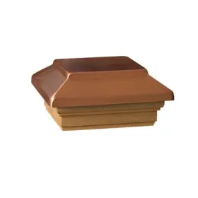 72302 Universal Consumer Products Inc Victoria Copper Plateau Post Cap 4 X 4- Inch