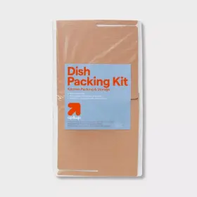 Zg182505ntc9f2c0 Up&up Dish Kit - Moving Supplies Chipboard Flap Closure Brown 6x11 Inches