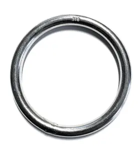 Uss317-05040 Us Stainless Steel 316 Round Ring Welded 3/16 Inch X 1 5/8 5mm 40mm