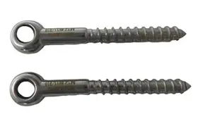 Uss3182f-12100-2 Us Stainless 2 Pieces Steel 316 M12 Lag Screw Eye Bolt Forged 12mm