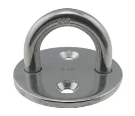 Uss3214-0060 Us Stainless Steel 316 Round Pad Eye 1/4 Inch 6mm 1.5 40mm Diameter