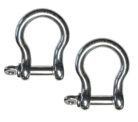 Uss370f08 Us Stainless 2 Pieces Steel 316 Forged Bow Shackle 5/16 Inch 8mm Mari