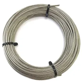 Usswr-7x7-1 Us Stainless Usswr-7x7-1/16-100 High Brightness Steel 316 Wire Rope Cable 1/16 Inch 7x7 By