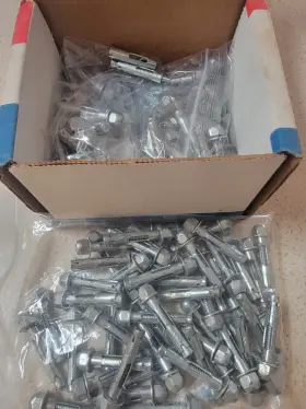 1705 Use Hex Head Sleeve Anchor - 1/4 Inch X 1-3/8 Brand New Box Of 150 Free Shipping