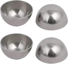 17051100 Uxcell 32mm Od 1mm Thickness 304 Stainless Steel Hollow Half Round Railing