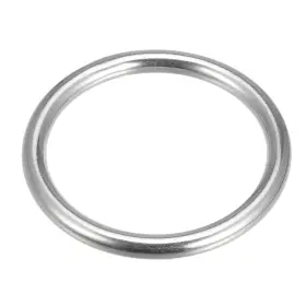 Uxcell 601968762063 50mm Id 6mm Thick 316 Stainless Steel Welded O-rings Round Rings