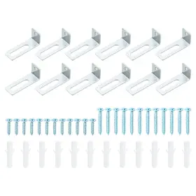 Uxcell 609044632927 Whiteboard Mounting Hardware L Shape Office Mount Bracket Board 12 Set