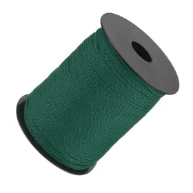Uxcell 609044739138 1/8 Inch 328ft Polypropylene Rope Braided Ropes Nylon Hollow Utility Cord Ink Green