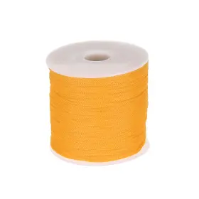 Uxcell 619668223173 1/16 Inch Polypropylene Rope Braided Ropes 328ft Nylon Dark Yellow