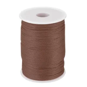 Uxcell 636939758660 1/16 Inch 328ft Polypropylene Rope Braided Ropes Nylon Cord Dark Brown
