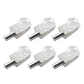 Uxcell 714998447814 20pcs Shelf Support Pegs Glass Pins Bracket Zinc Alloy Nail Polished Rod